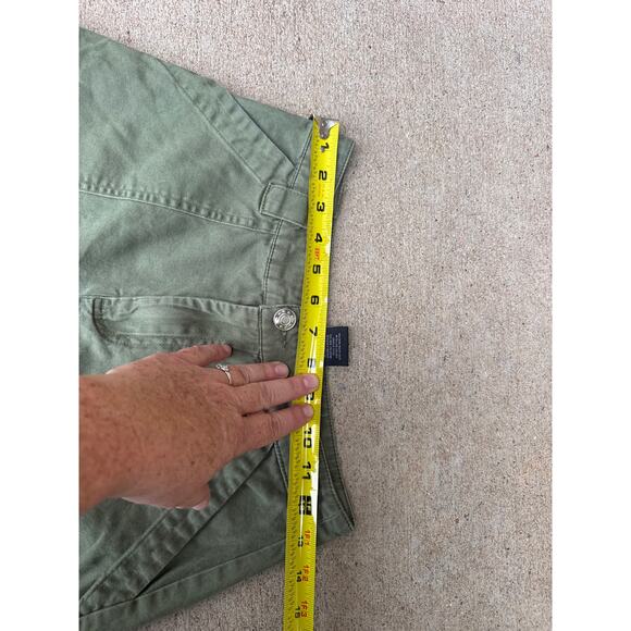 Social Collision Skirt Green XS Convertible Maxi Midi Mini Zip Off 100% Cotton - Picture 4 of 8